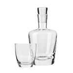 Casa si Gradina - Bucatarie si vesela - Cani si pahare - Pahare - Set servire whisky AMBITION Amber, 7 piese, carafa si 6 pahare, sticla - Infinity.ro