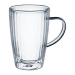 Casa si Gradina - Bucatarie si vesela - Cani si pahare - Cani si cesti - Set 2 cani AMBITION Curly, 450ml, perete dublu, sticla termorezistenta - Infinity.ro
