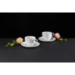 Casa si Gradina - Bucatarie si vesela - Cani si pahare - Cani si cesti - Ceasca AMBITION Sonia, 220ml, portelan, alb - Infinity.ro