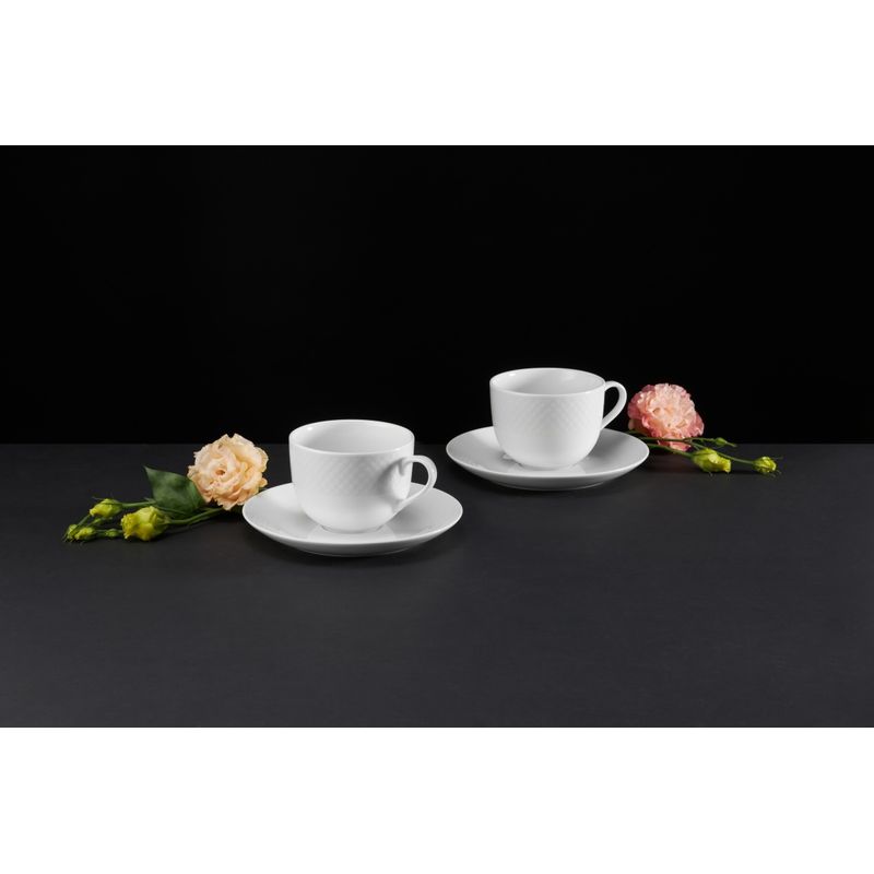 Casa si Gradina - Bucatarie si vesela - Cani si pahare - Cani si cesti - Ceasca AMBITION Sonia, 220ml, portelan, alb - Infinity.ro