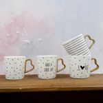 Casa si Gradina - Bucatarie si vesela - Cani si pahare - Cani si cesti - Cana AMBITION Amore, 380ml, portelan, model puncte - Infinity.ro