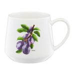 Casa si Gradina - Bucatarie si vesela - Cani si pahare - Cani si cesti - Cana AMBITION Frutti, 460ml, portelan, design prune - Infinity.ro