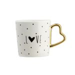 Casa si Gradina - Bucatarie si vesela - Cani si pahare - Cani si cesti - Cana AMBITION Amore, 380ml, portelan, mesaj Love - Infinity.ro