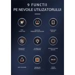 Auto si Moto - Reparatii si depanare - Compresoare auto - Compresor auto portabil Techstar LW-8018 cu afisaj digital LCD si lanterna LED, presiune maxima 10.3 bar (150 PSI) - Infinity.ro