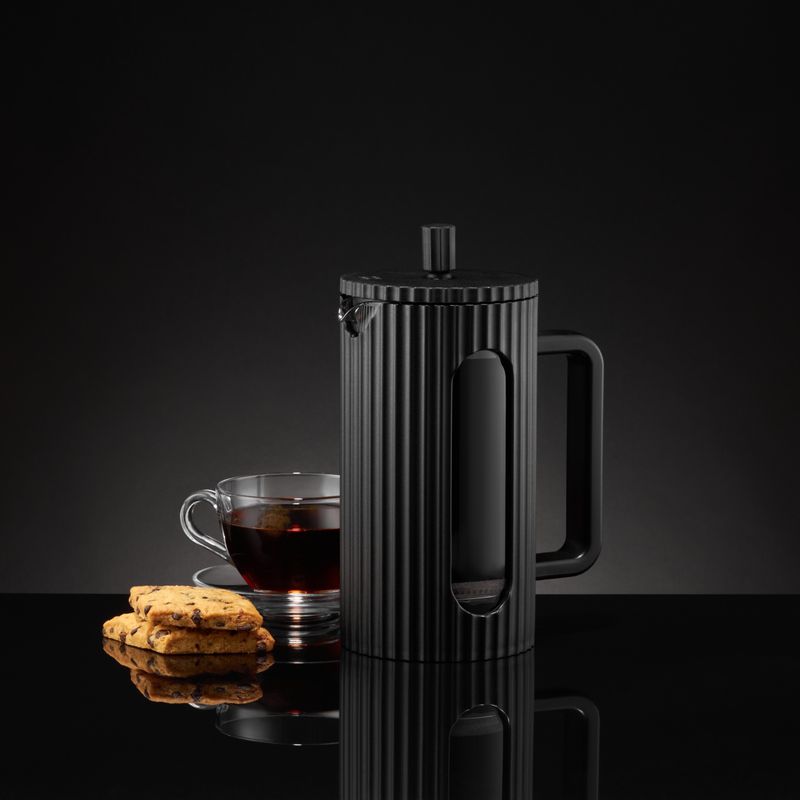 Casa si Gradina - Bucatarie si vesela - Vase pentru gatit - Ceainice si infuzoare - Infuzor ceai sau cafea AMBITION Curly, 1L, negru - Infinity.ro