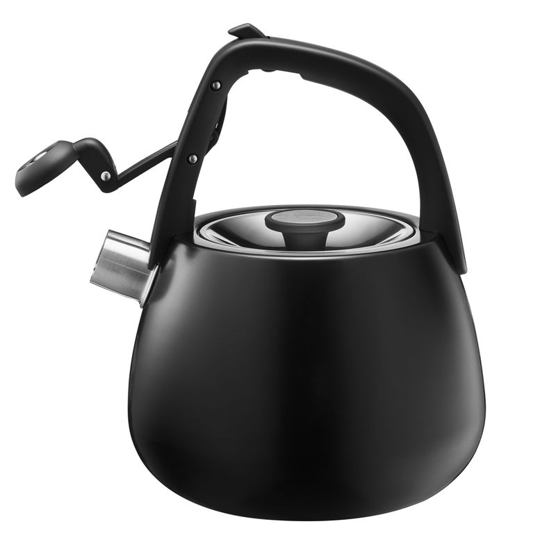 Casa si Gradina - Bucatarie si vesela - Vase pentru gatit - Ceainice si infuzoare - Ceainic aragaz cu fluier AMBITION Tower, 2.3L(2.7L), negru - Infinity.ro