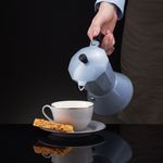 Casa si Gradina - Bucatarie si vesela - Vase pentru gatit - Espressoare pentru aragaz - Espressor aragaz AMBITION Lexi, 6 cesti, 300ml, gri - Infinity.ro