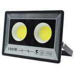 Casa si Gradina - Corpuri si surse de iluminat - Iluminat comercial si industrial - Proiectoare si lampi de lucru - Proiector de Exterior Techstar® 100W, LED COB, IP66, Lumina Rece, Culoare 6500K, Corp Aluminiu, Suport Reglabil - Infinity.ro