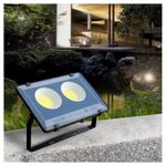 Casa si Gradina - Corpuri si surse de iluminat - Iluminat comercial si industrial - Proiectoare si lampi de lucru - Proiector de Exterior Techstar® 100W, LED COB, IP66, Lumina Rece, Culoare 6500K, Corp Aluminiu, Suport Reglabil - Infinity.ro