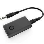 Auto si Moto - Electronice auto - Accesorii electronice auto - Receptor Transmitator Bluetooth Techstar® J40, Bluetooth 5.0, Microfon Incorporat, CVC, AUX, Acumulator Incorporat - Infinity.ro