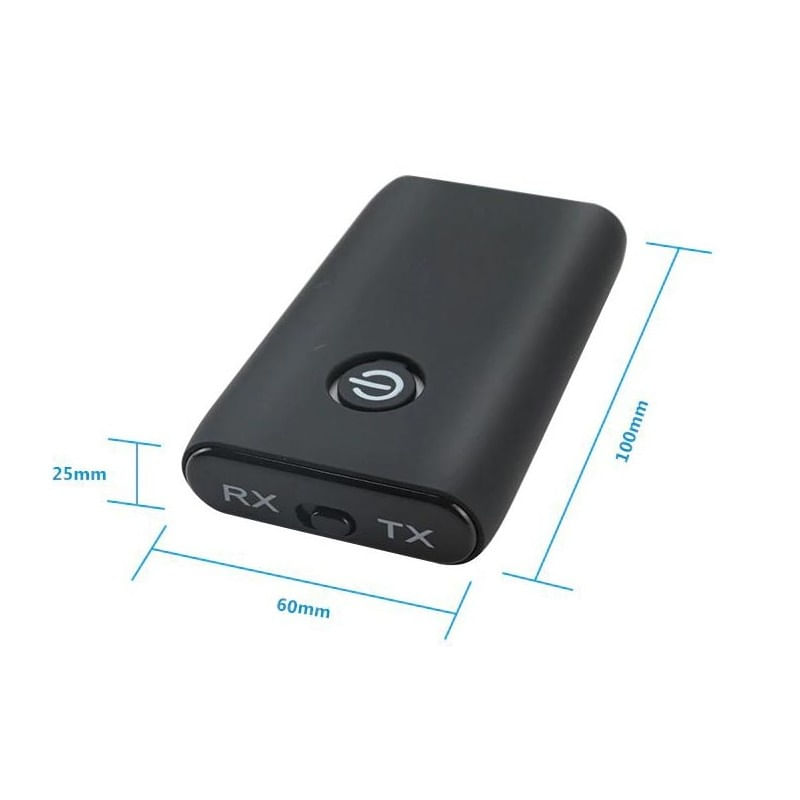 Auto si Moto - Electronice auto - Accesorii electronice auto - Receptor Transmitator Bluetooth Techstar® J40, Bluetooth 5.0, Microfon Incorporat, CVC, AUX, Acumulator Incorporat - Infinity.ro