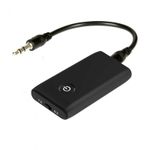Auto si Moto - Electronice auto - Accesorii electronice auto - Receptor Transmitator Bluetooth Techstar® J40, Bluetooth 5.0, Microfon Incorporat, CVC, AUX, Acumulator Incorporat - Infinity.ro