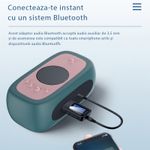 PC, gaming si accesorii - Retelistica - Wireless - Adaptoare wireless - Transmitator receptor audio 2 in 1 Techstar® OT07, Bluetooth 5.0, Afisaj LCD, Port USB, AUX 3.5 mm, Compatibil TV - Infinity.ro
