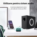 Auto si Moto - Electronice auto - Accesorii electronice auto - Adaptor Bluetooth Techstar® M21, transmitator si receptor pentru TV/PC/Sistem de sunet pentru casa, Jack 3.5mm - Infinity.ro