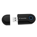 Auto si Moto - Electronice auto - Accesorii electronice auto - Adaptor Audio Bluetooth Techstar® T12, Bluetooth 5.0, Microfon Incorporat, AUX 3.5 mm, Hands Free, pentru PC/TV/Auto - Infinity.ro