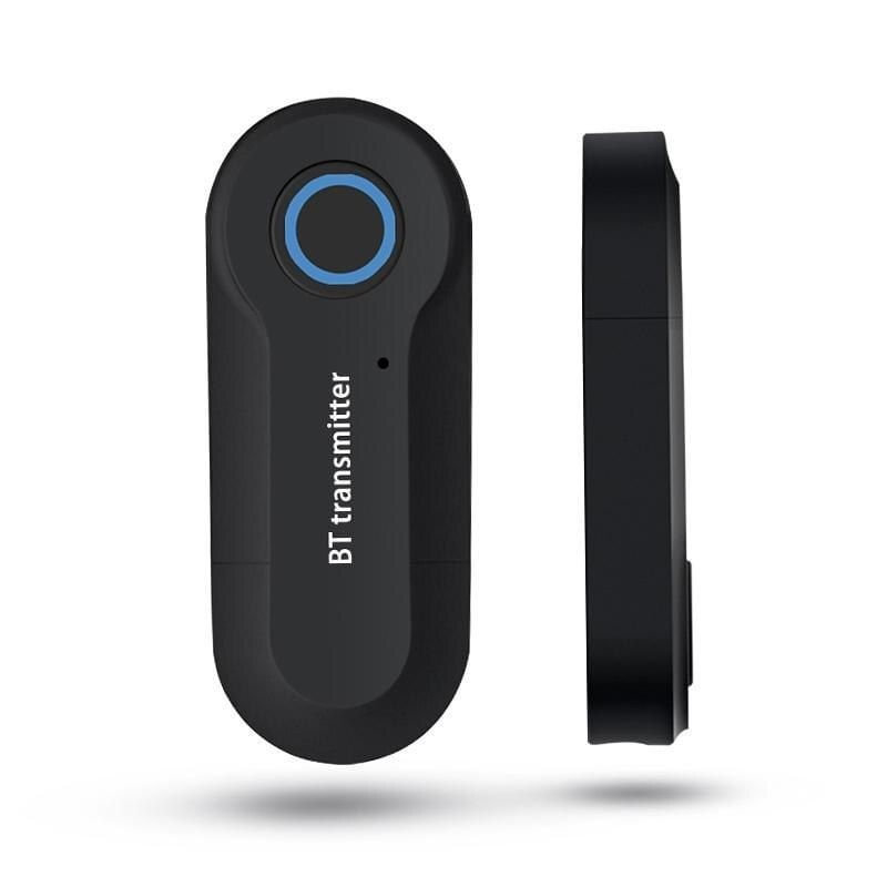 Auto si Moto - Electronice auto - Accesorii electronice auto - Adaptor Audio Bluetooth Techstar® T12, Bluetooth 5.0, Microfon Incorporat, AUX 3.5 mm, Hands Free, pentru PC/TV/Auto - Infinity.ro