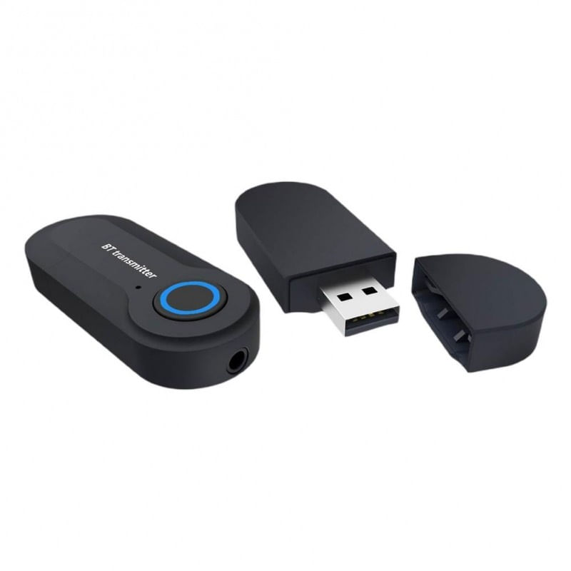 Auto si Moto - Electronice auto - Accesorii electronice auto - Adaptor Audio Bluetooth Techstar® T12, Bluetooth 5.0, Microfon Incorporat, AUX 3.5 mm, Hands Free, pentru PC/TV/Auto - Infinity.ro