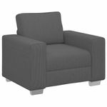 Casa si Gradina - Mobilier - Canapele si coltare - Canapele - Canapea Scaun Gri inchis 59 cm tesatura velur - Infinity.ro