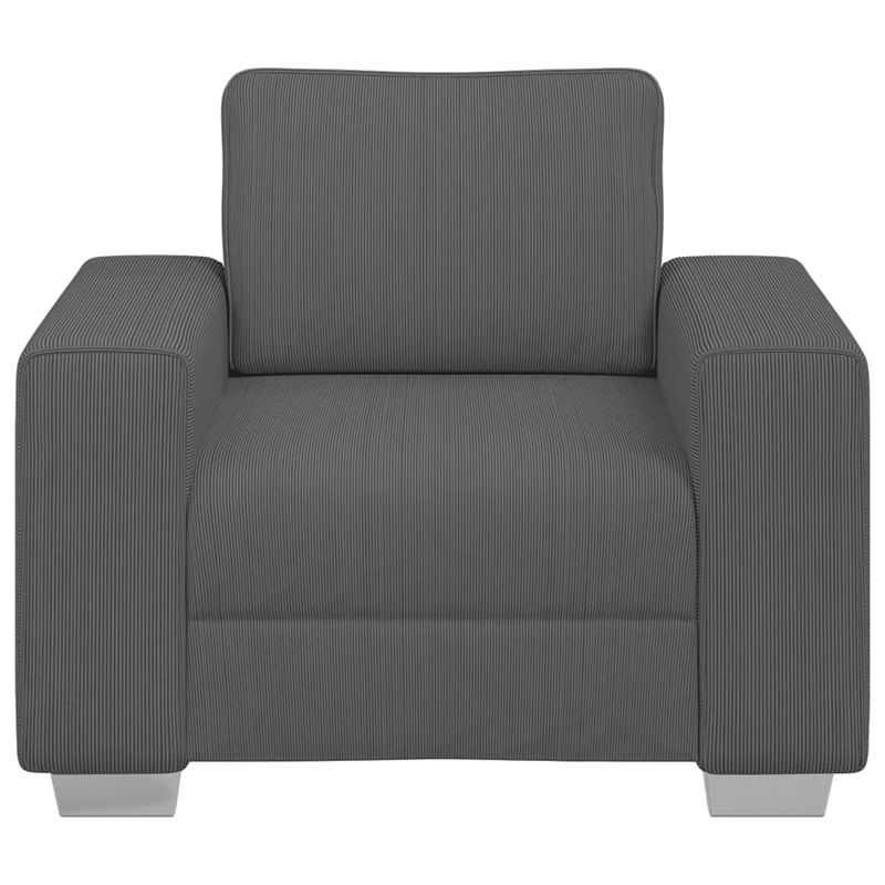 Casa si Gradina - Mobilier - Canapele si coltare - Canapele - Canapea Scaun Gri inchis 59 cm tesatura velur - Infinity.ro