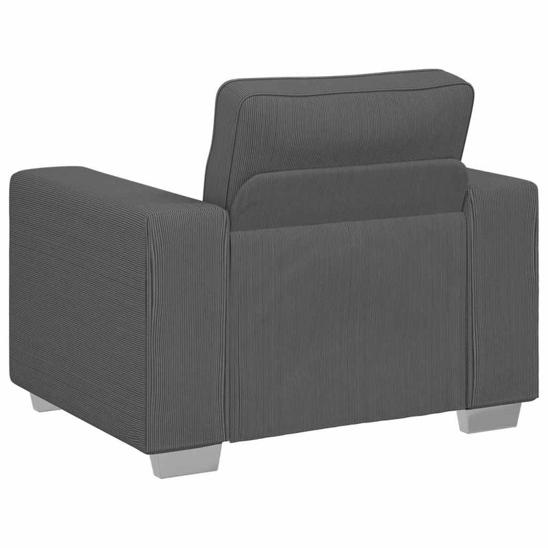 Casa si Gradina - Mobilier - Canapele si coltare - Canapele - Canapea Scaun Gri inchis 59 cm tesatura velur - Infinity.ro