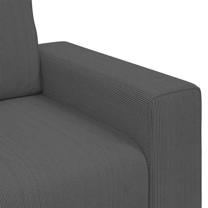 Casa si Gradina - Mobilier - Canapele si coltare - Canapele - Canapea Scaun Gri inchis 59 cm tesatura velur - Infinity.ro