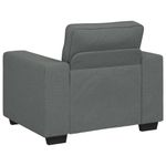 Casa si Gradina - Mobilier - Canapele si coltare - Canapele - Canapea Scaun Gri Inchis 60 cm Tesatura - Infinity.ro