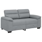 Casa si Gradina - Mobilier - Canapele si coltare - Canapele - Canapea cu 2 locuri, tesatura gri deschis, 120 cm - Infinity.ro