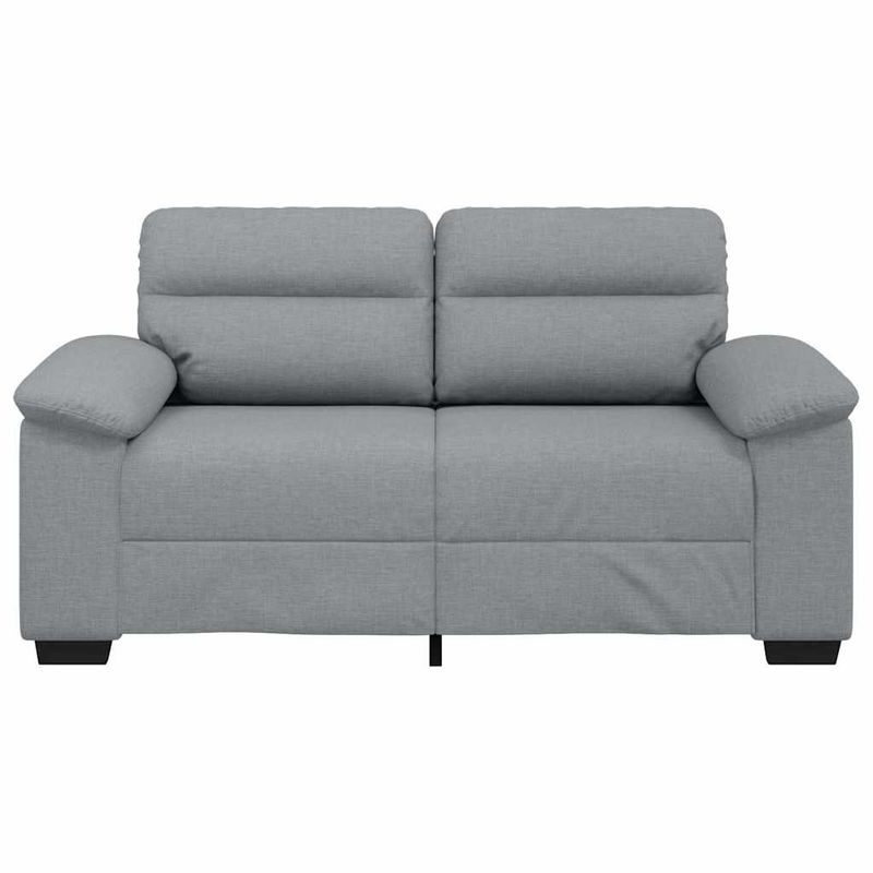 Casa si Gradina - Mobilier - Canapele si coltare - Canapele - Canapea cu 2 locuri, tesatura gri deschis, 120 cm - Infinity.ro