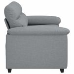 Casa si Gradina - Mobilier - Canapele si coltare - Canapele - Canapea cu 2 locuri, tesatura gri deschis, 120 cm - Infinity.ro