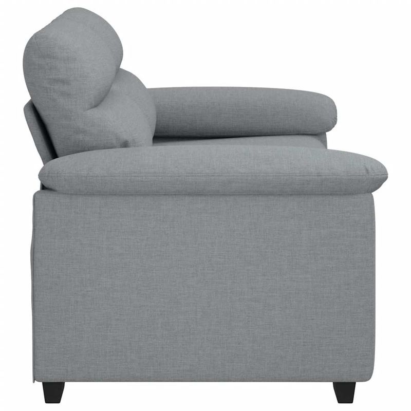 Casa si Gradina - Mobilier - Canapele si coltare - Canapele - Canapea cu 2 locuri, tesatura gri deschis, 120 cm - Infinity.ro