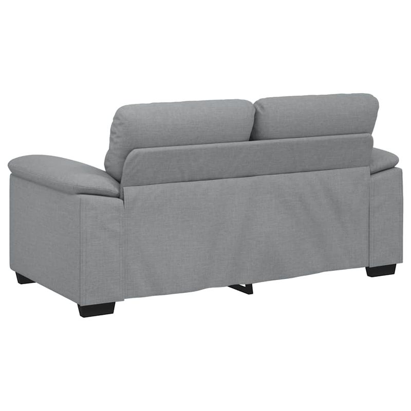 Casa si Gradina - Mobilier - Canapele si coltare - Canapele - Canapea cu 2 locuri, tesatura gri deschis, 120 cm - Infinity.ro