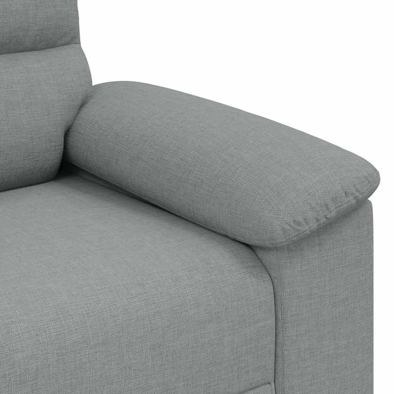 Casa si Gradina - Mobilier - Canapele si coltare - Canapele - Canapea cu 2 locuri, tesatura gri deschis, 120 cm - Infinity.ro