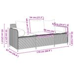 Casa si Gradina - Gradina si terasa - Mobilier exterior - Canapele si fotolii gradina - Canapea de gradina cu perne, cu 3 locuri, gri, poliratan - Infinity.ro