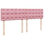 Casa si Gradina - Mobilier - Paturi si accesorii - Paturi - Cadru de pat otoman cu saltea roz 160x200cm catifea - Infinity.ro
