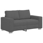 Casa si Gradina - Mobilier - Canapele si coltare - Canapele - Canapea lovesea gri inchis 120 cm tesatura velur - Infinity.ro