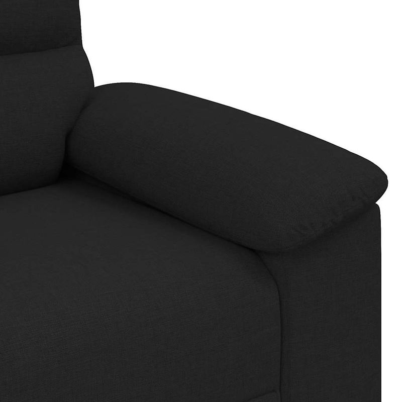 Casa si Gradina - Mobilier - Canapele si coltare - Canapele - Canapea cu 2 locuri, neagra, 120 cm, material textil - Infinity.ro