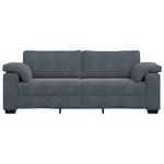Casa si Gradina - Mobilier - Canapele si coltare - Canapele - Canapea cu 3 locuri gri inchis 178 cm catifea - Infinity.ro