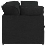 Casa si Gradina - Mobilier - Canapele si coltare - Canapele - Canapea modulara cu perne, negru, textil - Infinity.ro