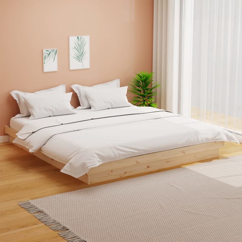 Casa si Gradina - Mobilier - Paturi si accesorii - Paturi - Cadru de pat Super King, 180x200 cm, lemn masiv - Infinity.ro
