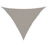 Casa si Gradina - Gradina si terasa - Umbrele si pavilioane - Umbrele - Panza parasolar gri deschis 4x4x5,8m HDPE 160 g/m² triunghiular - Infinity.ro