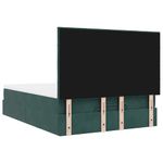 Casa si Gradina - Mobilier - Paturi si accesorii - Paturi - Cadru de pat otoman cu saltele, catifea verde inchis 140x190cm - Infinity.ro