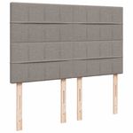 Casa si Gradina - Mobilier - Paturi si accesorii - Paturi - Cadru de pat otoman cu saltea Taupe 140x190cm Material - Infinity.ro