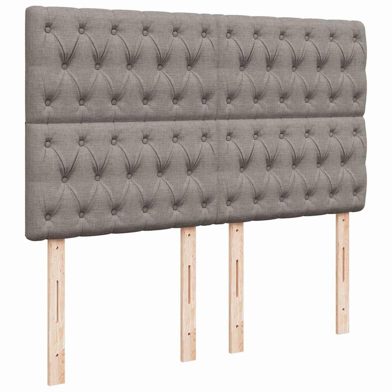 Casa si Gradina - Mobilier - Paturi si accesorii - Paturi - Cadru de pat otoman cu saltea Taupe 140x190cm Material - Infinity.ro