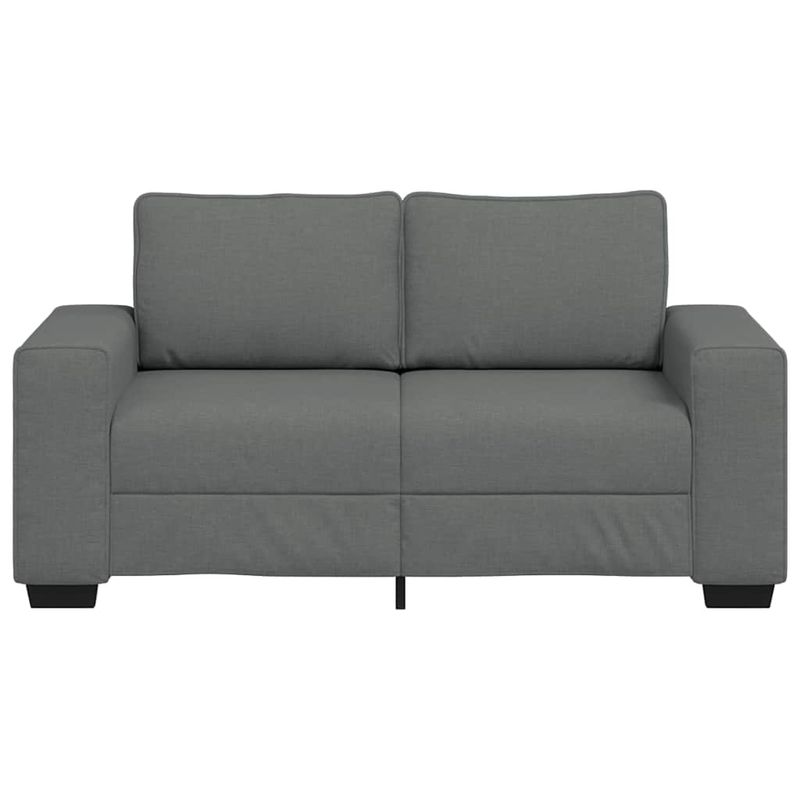 Casa si Gradina - Mobilier - Canapele si coltare - Canapele - Canapea cu 2 locuri, tesatura gri inchis, 120 cm - Infinity.ro