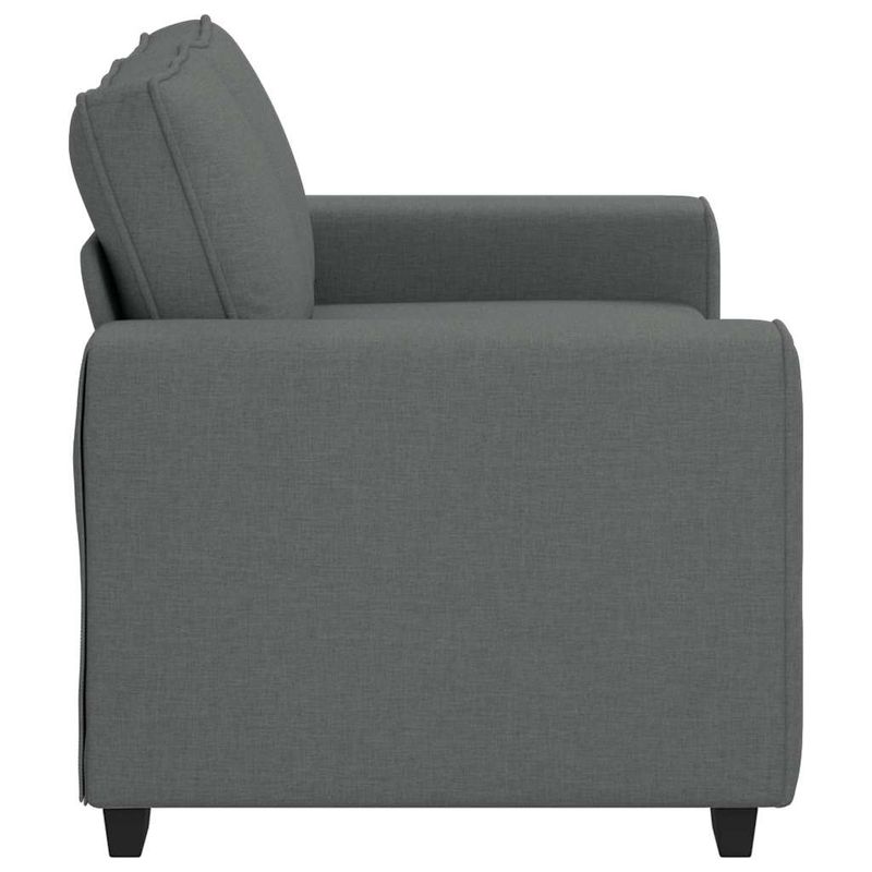 Casa si Gradina - Mobilier - Canapele si coltare - Canapele - Canapea cu 2 locuri, tesatura gri inchis, 120 cm - Infinity.ro