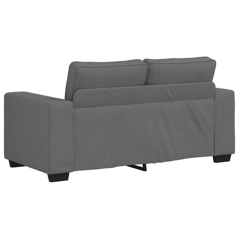 Casa si Gradina - Mobilier - Canapele si coltare - Canapele - Canapea cu 2 locuri, tesatura gri inchis, 120 cm - Infinity.ro
