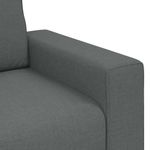 Casa si Gradina - Mobilier - Canapele si coltare - Canapele - Canapea cu 2 locuri, tesatura gri inchis, 120 cm - Infinity.ro