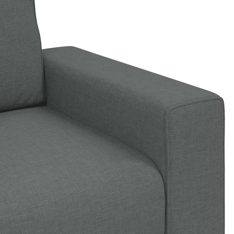 Casa si Gradina - Mobilier - Canapele si coltare - Canapele - Canapea cu 2 locuri, tesatura gri inchis, 120 cm - Infinity.ro