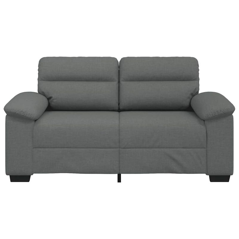 Casa si Gradina - Mobilier - Canapele si coltare - Canapele - Canapea cu 2 locuri, tesatura gri inchis, 120 cm - Infinity.ro