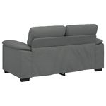 Casa si Gradina - Mobilier - Canapele si coltare - Canapele - Canapea cu 2 locuri, tesatura gri inchis, 120 cm - Infinity.ro
